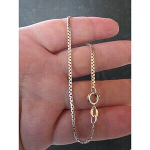 Italian 925 Sterling Silver Chain Bracelet Vintage READ Description